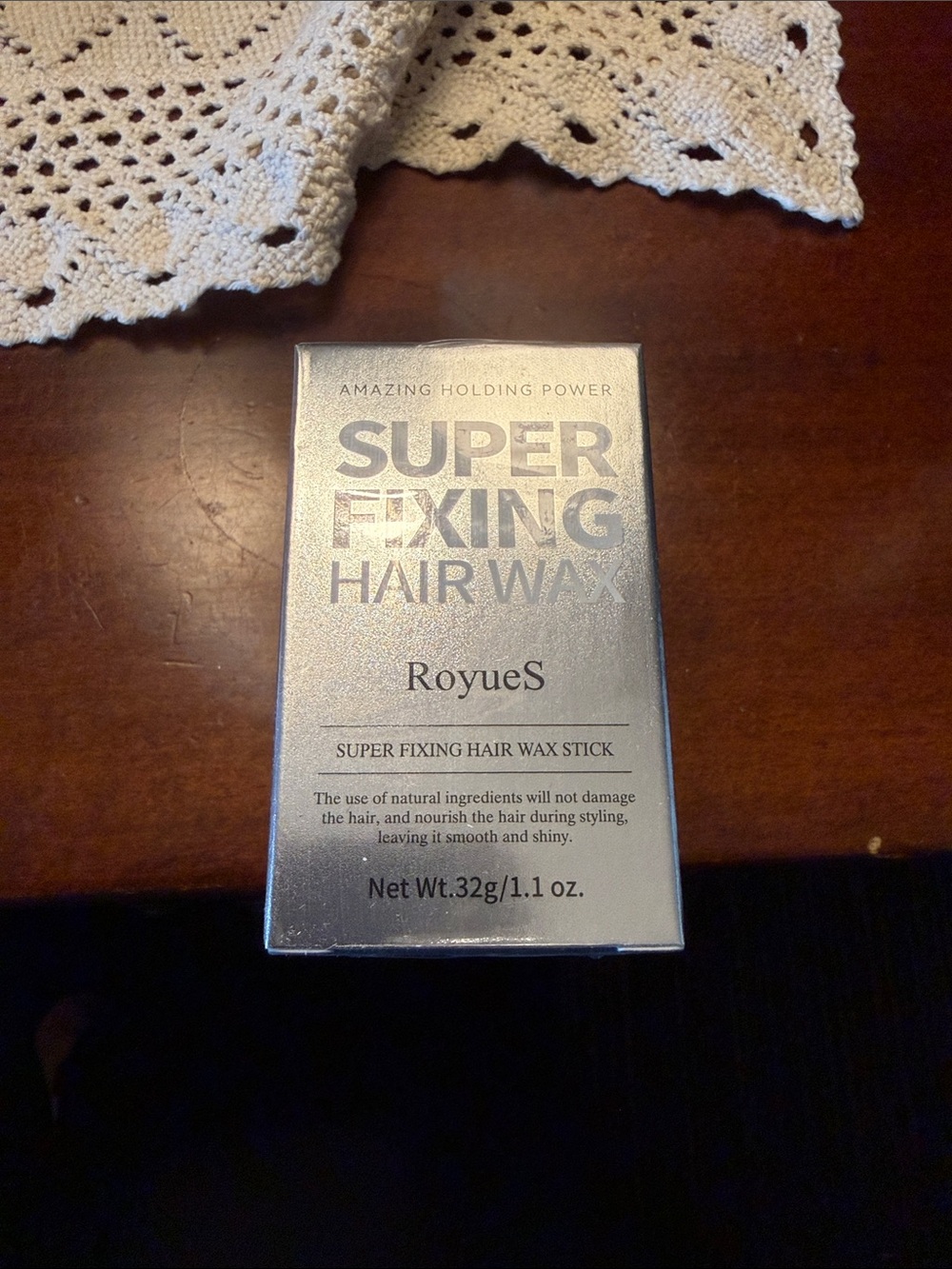 Silver Super Fixing Hair Wax Stick - Strong Hold